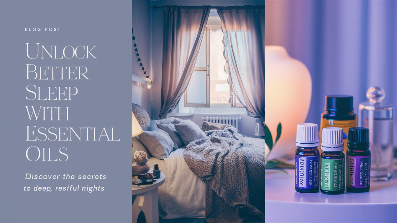 Essential oils for sleep